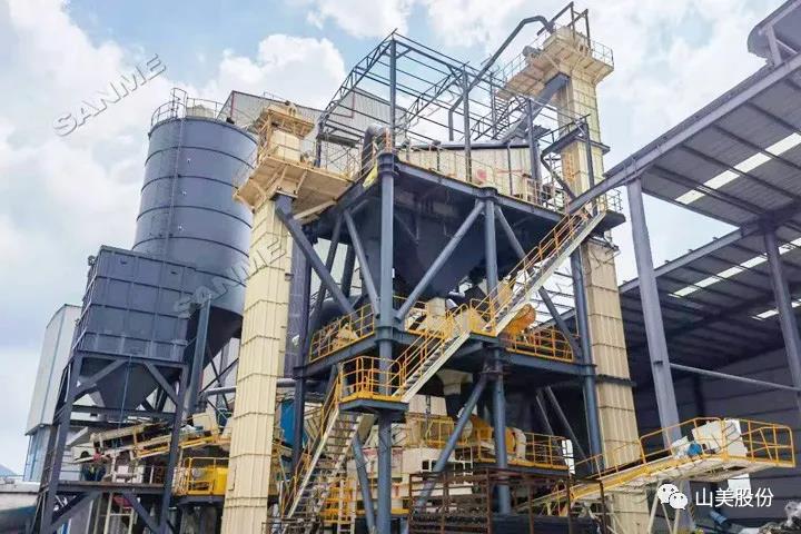 项目｜上海pp电子股份广州楼站式建筑垃圾制备机制砂项目正式投产