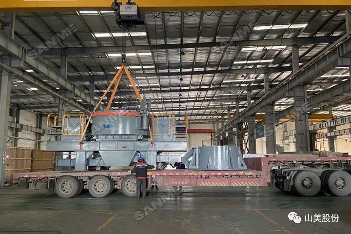 年前发货忙｜上海pp电子股份高性能制砂设备发往江苏盐城