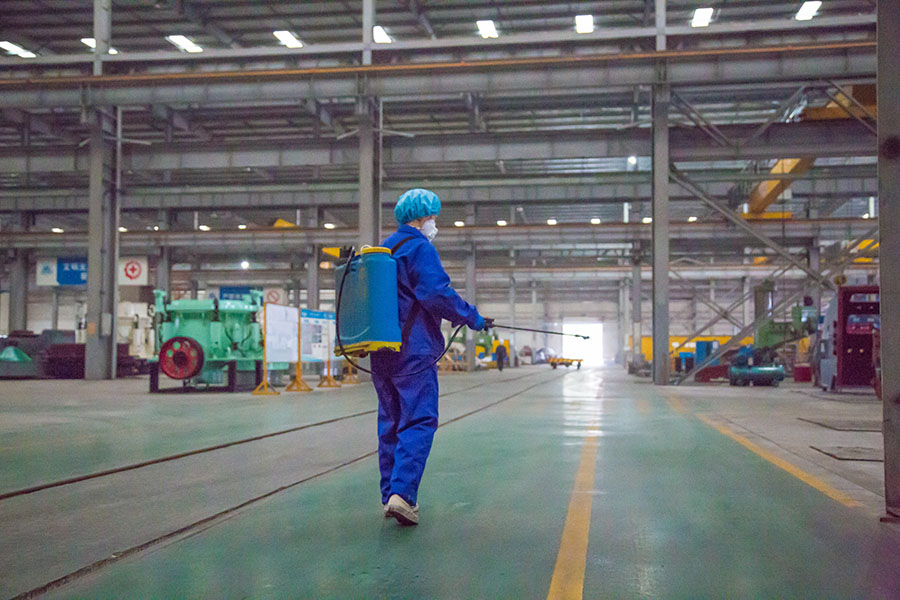 疫情之下“起好步” pp电子股份复产忙