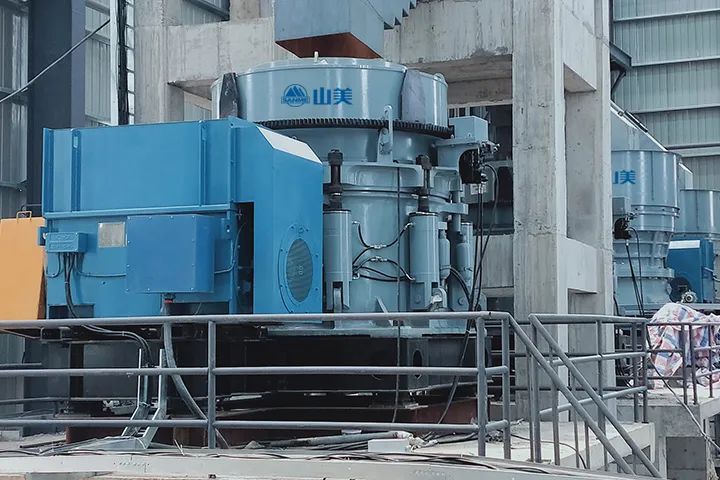 SMS系列多缸液压圆锥破碎机，精品骨料生产线的理想选择