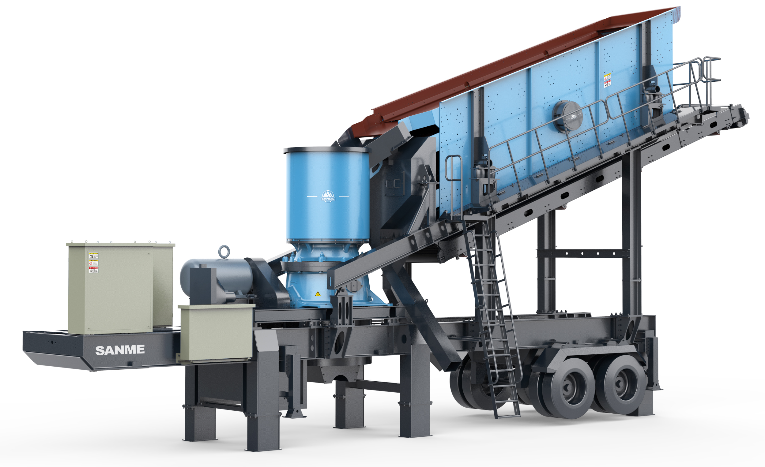 两大移动破碎站：轮胎式vs履带式，5方面对比让你看清差别！