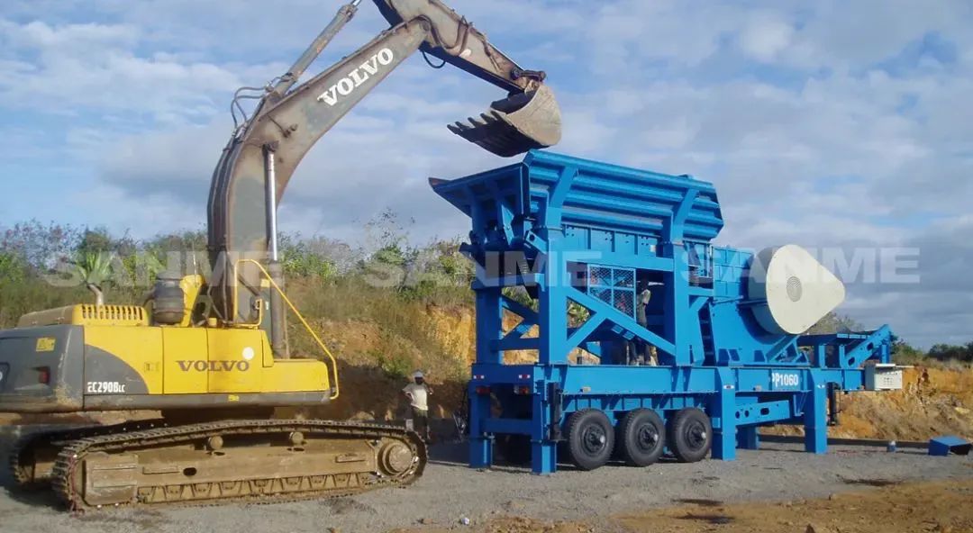 时产值近600万！pp电子移动式破碎筛分一体站助力江苏高碳铬铁矿破碎项目建设