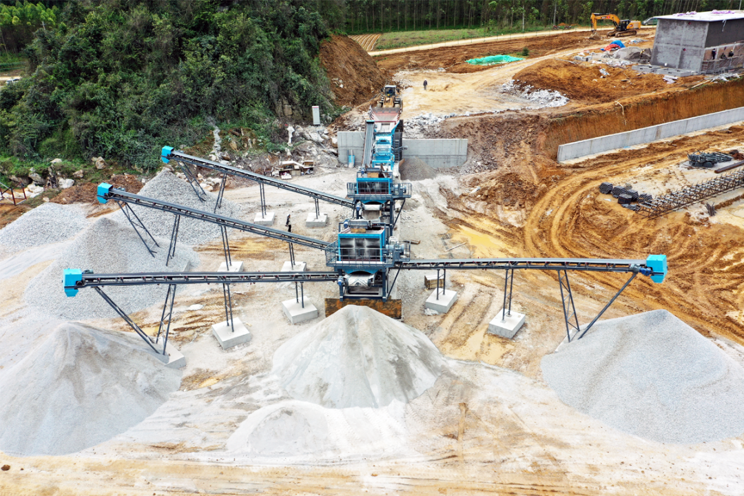 投产｜pp电子雪橇式模块化破碎筛分装备助力广西石灰石破碎项目建设
